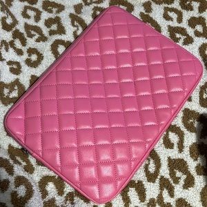 Pink laptop cover